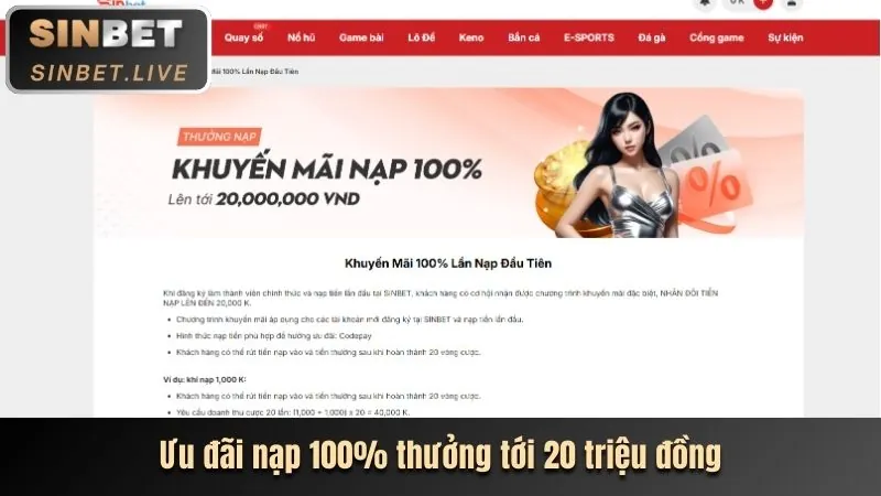 Thưởng nạp lại mỗi ngày tại 999aog